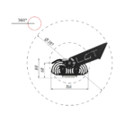 LGT-Prom-Orion-ML-50 Промышленный светодиодный светильник Прожектор-2 габаритные размеры LGT-Prom-Orion-ML-50 Прожектор-2 габаритные размеры